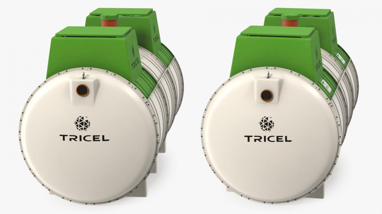 Tricel Novo Sewage Treatment Plant 3D model