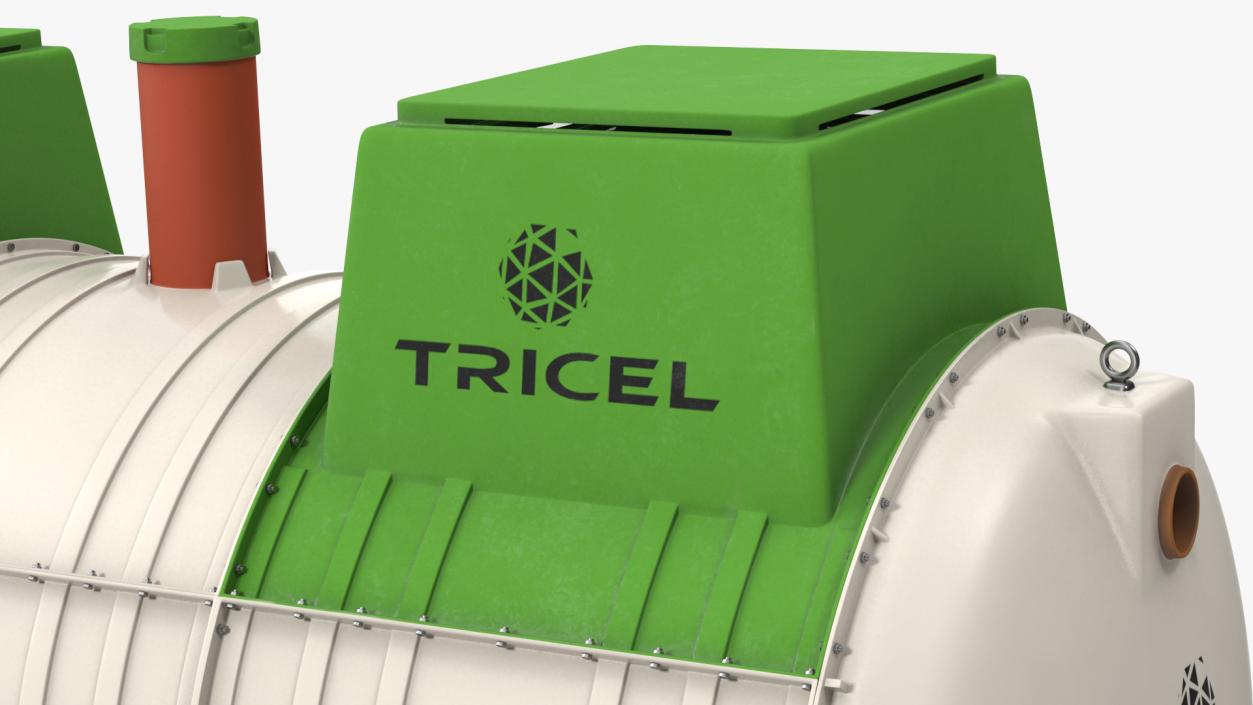 Tricel Novo Sewage Treatment Plant 3D model