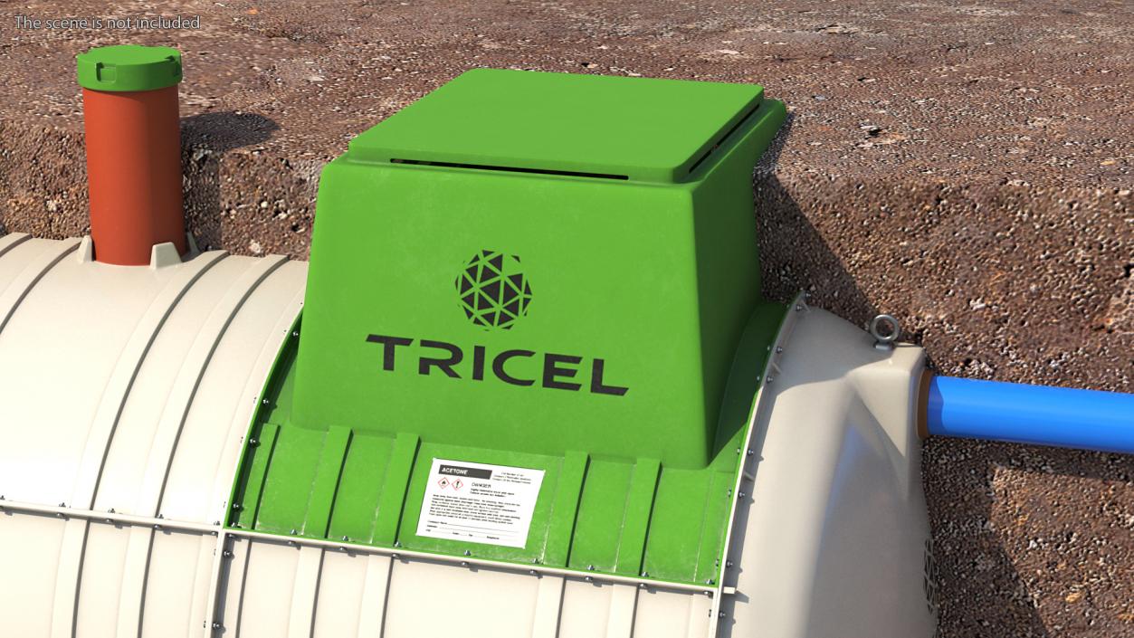 Tricel Novo Sewage Treatment Plant 3D model