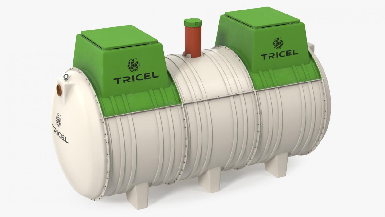 Tricel Novo Sewage Treatment Plant 3D model