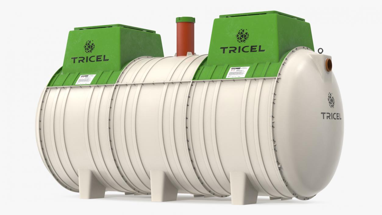 Tricel Novo Sewage Treatment Plant 3D model