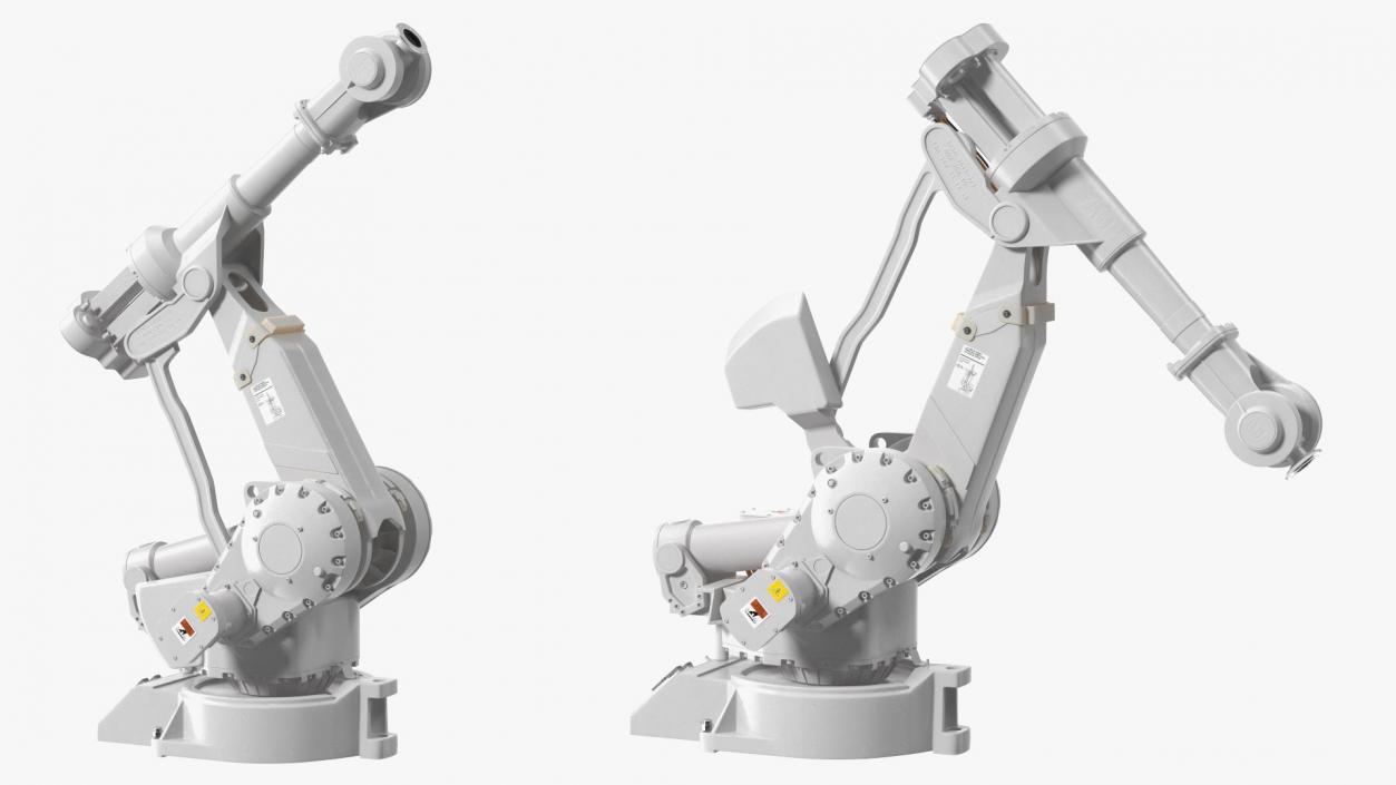 3D High Speed 6 Axis Industrial Robot Rigged