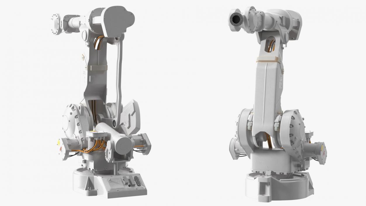 3D High Speed 6 Axis Industrial Robot Rigged