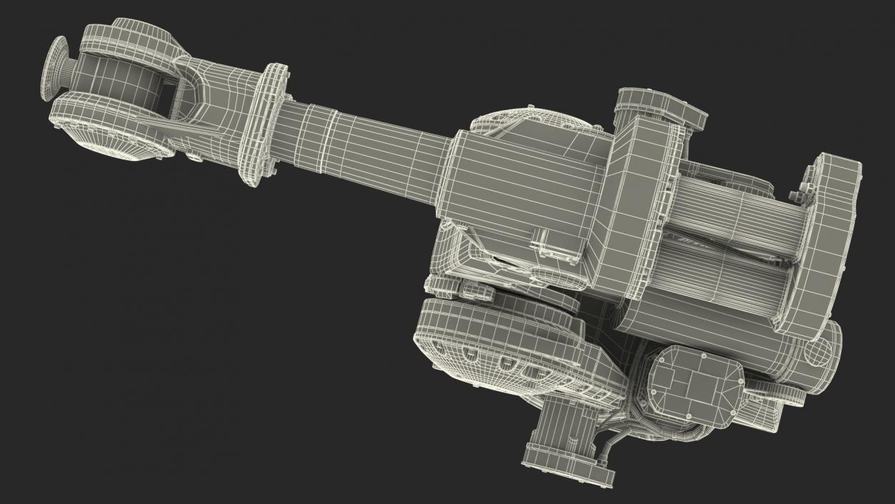 3D High Speed 6 Axis Industrial Robot Rigged