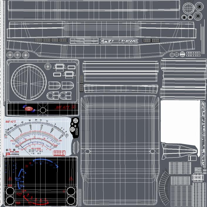 Watt Meters Collection 3D