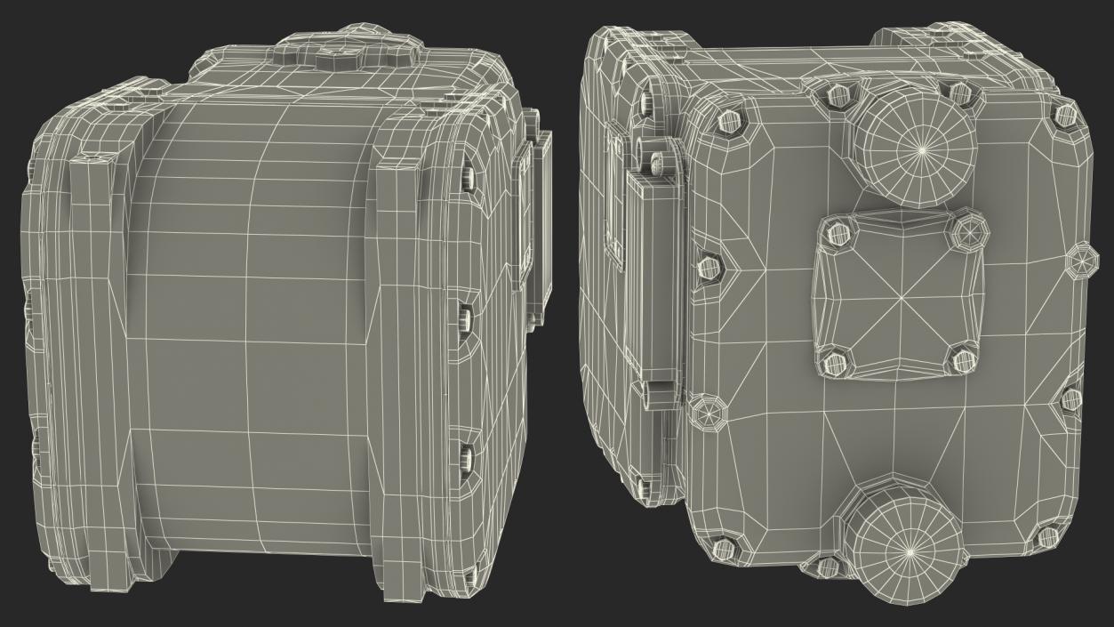 Diaphragm Gas Meter 3D model