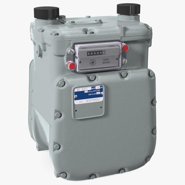 Diaphragm Gas Meter 3D model