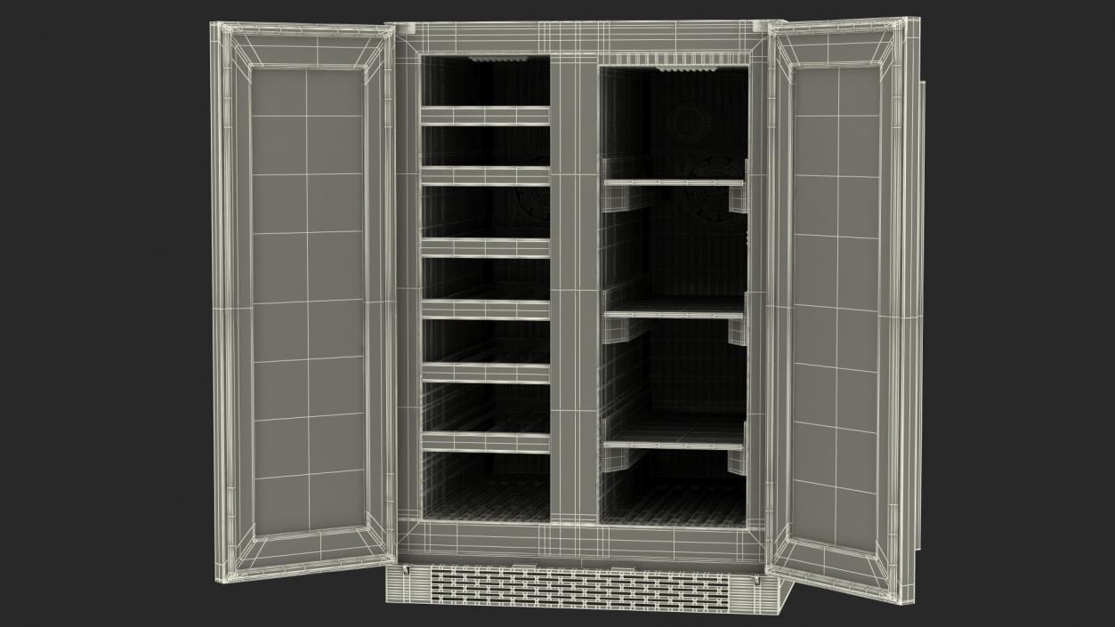 Wine Cooler Compact Dual Zone 3D model