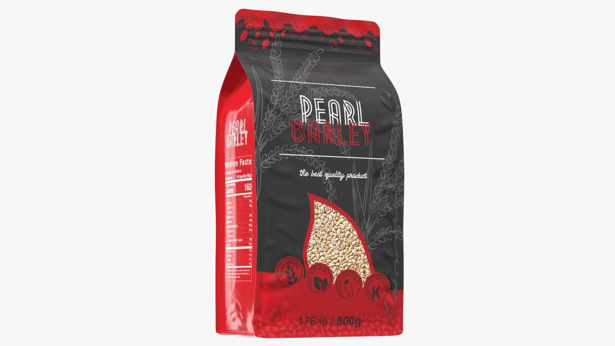 3D model Pearl Barley Package