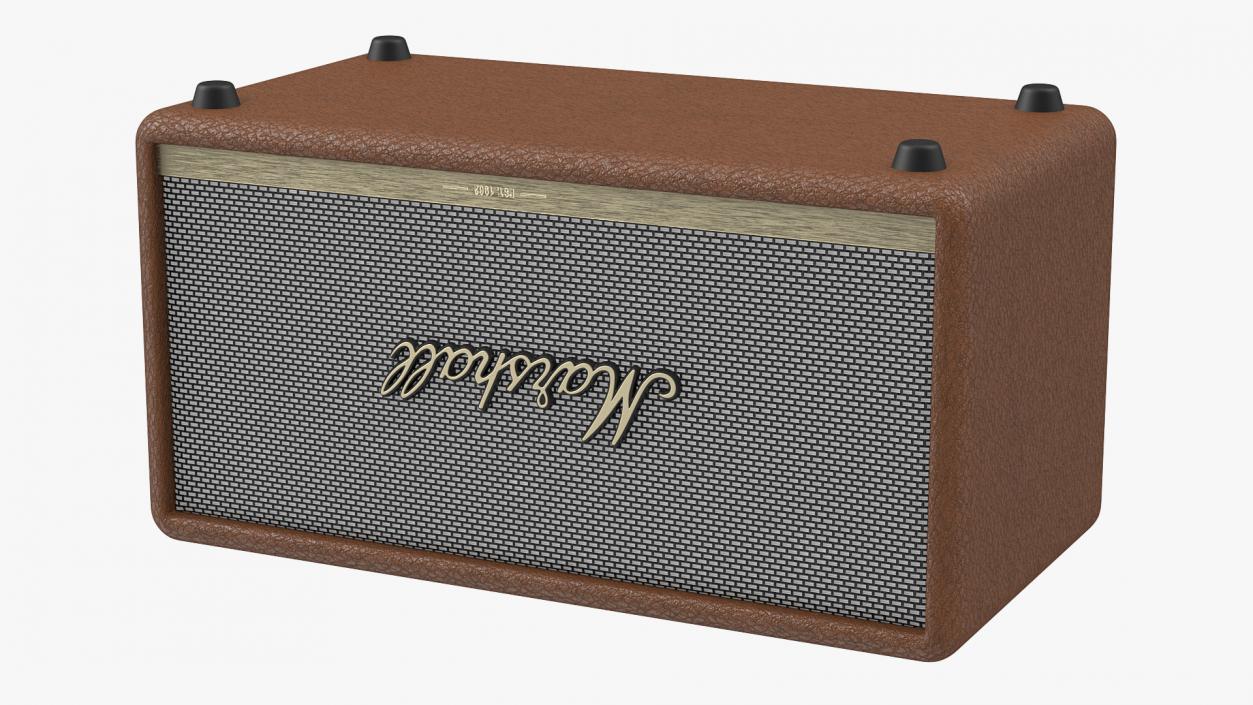 3D Marshall Stanmore II Wireless Bluetooth Speaker Brown model