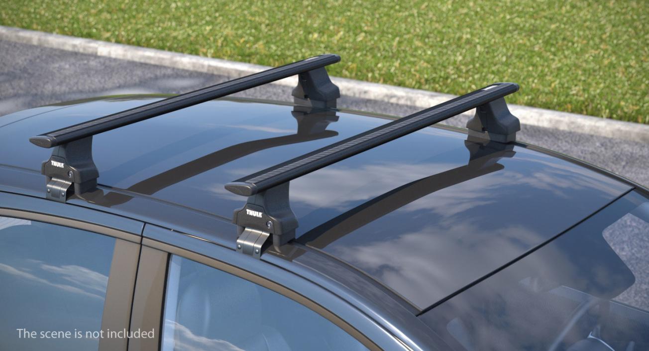 Thule Black Wingbar 3D model