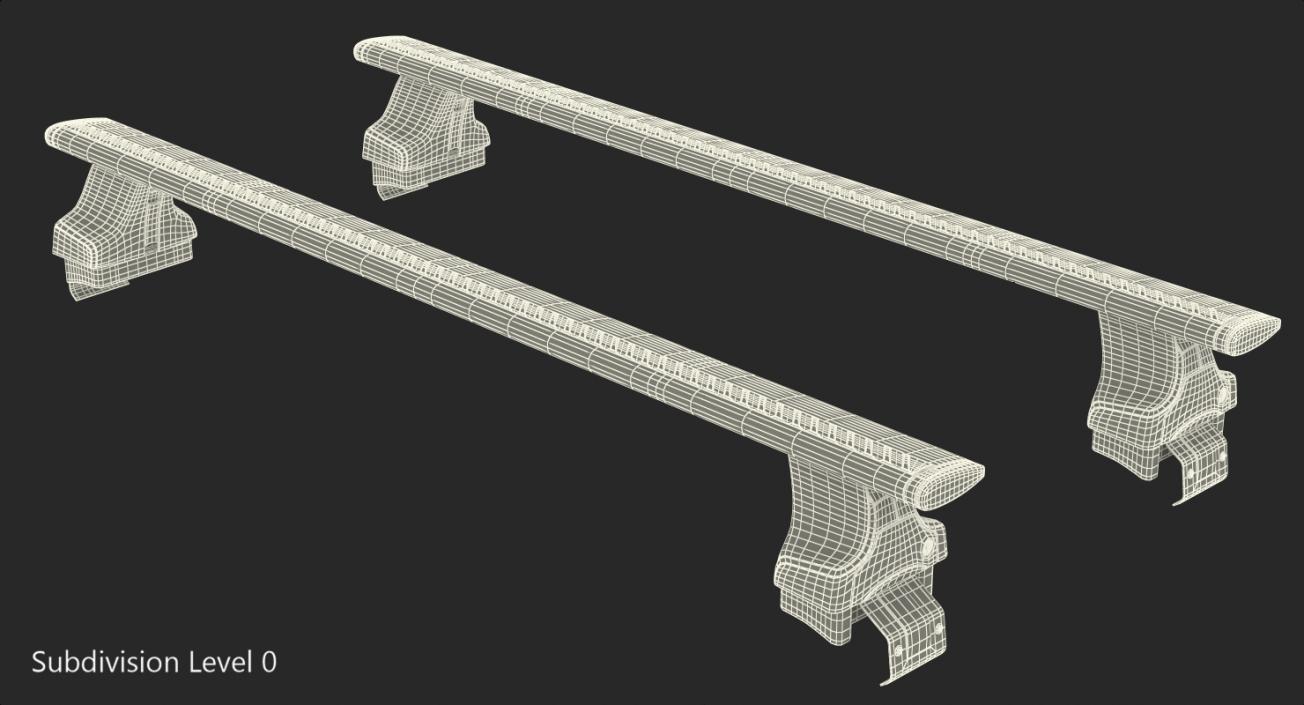 Thule Black Wingbar 3D model