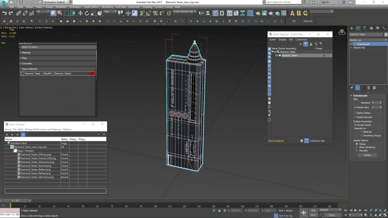 Diamond Tester 3D model