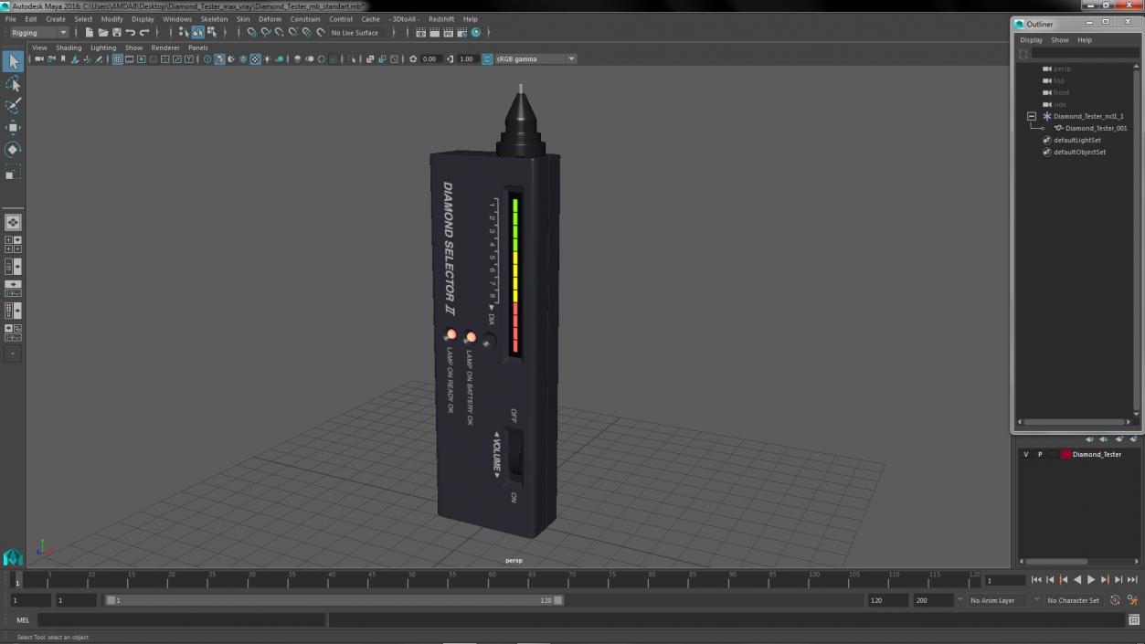 Diamond Tester 3D model