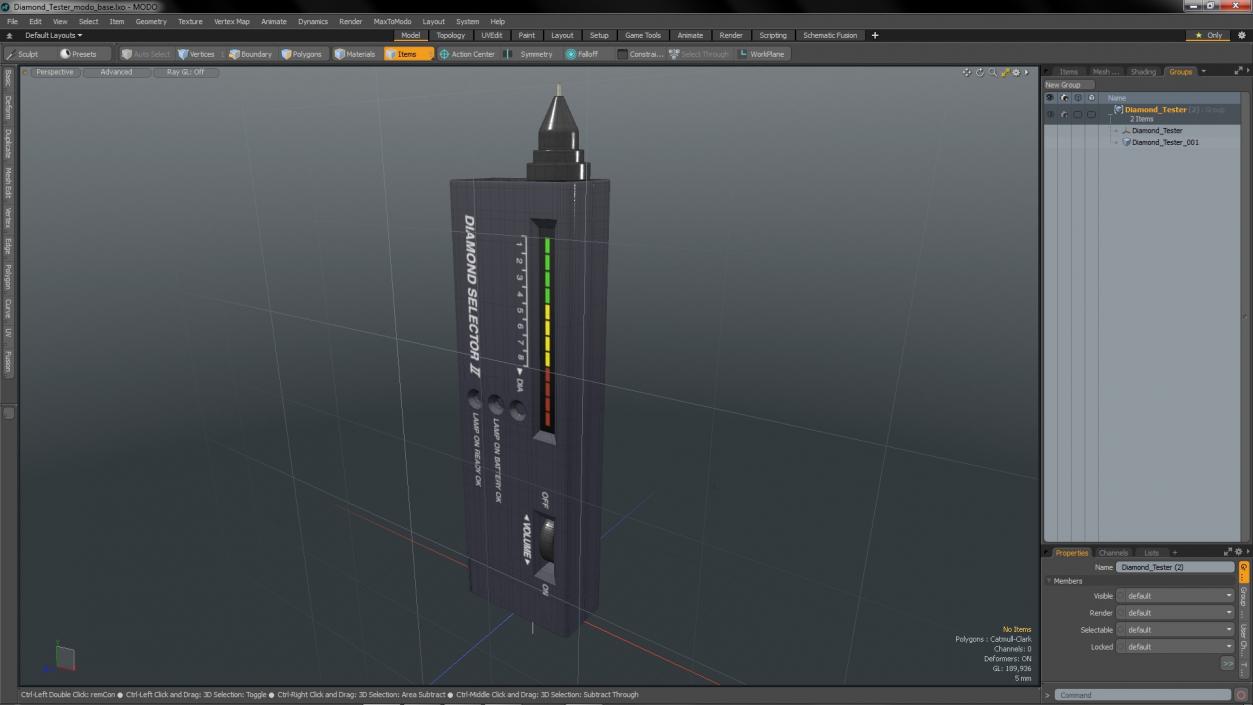 Diamond Tester 3D model