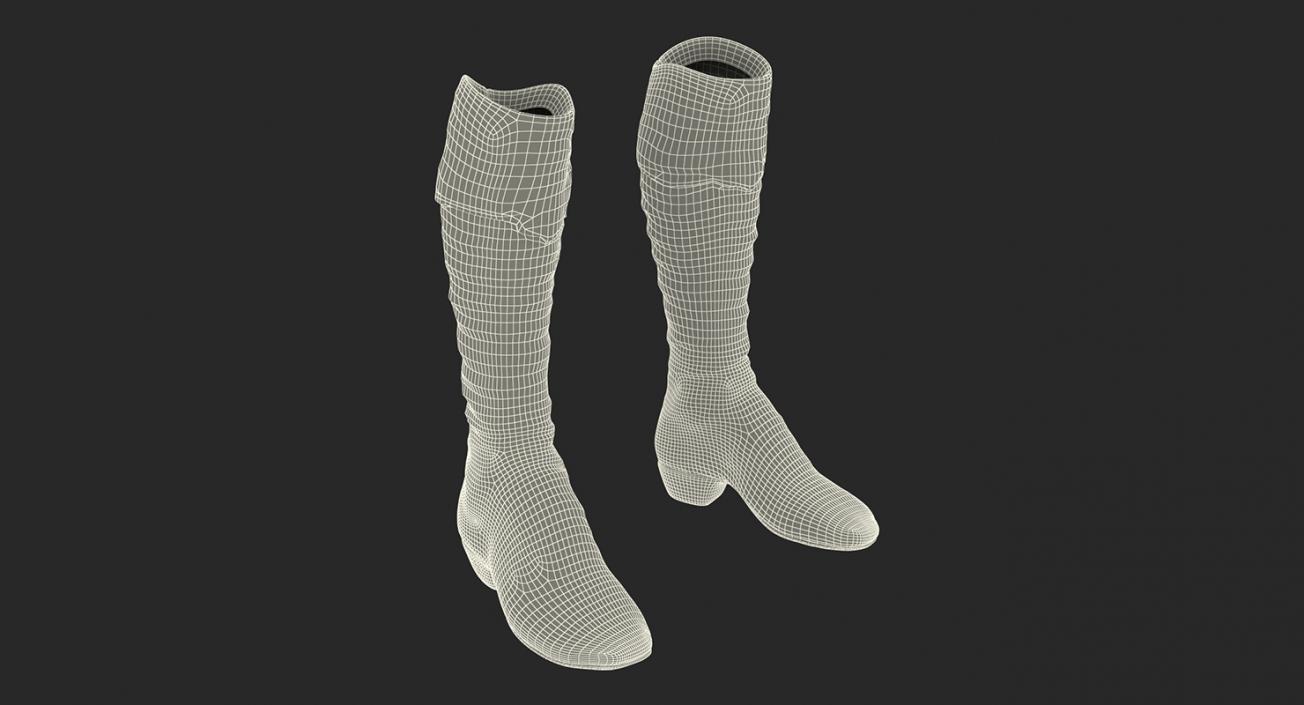 3D High Boots Collection 4 model