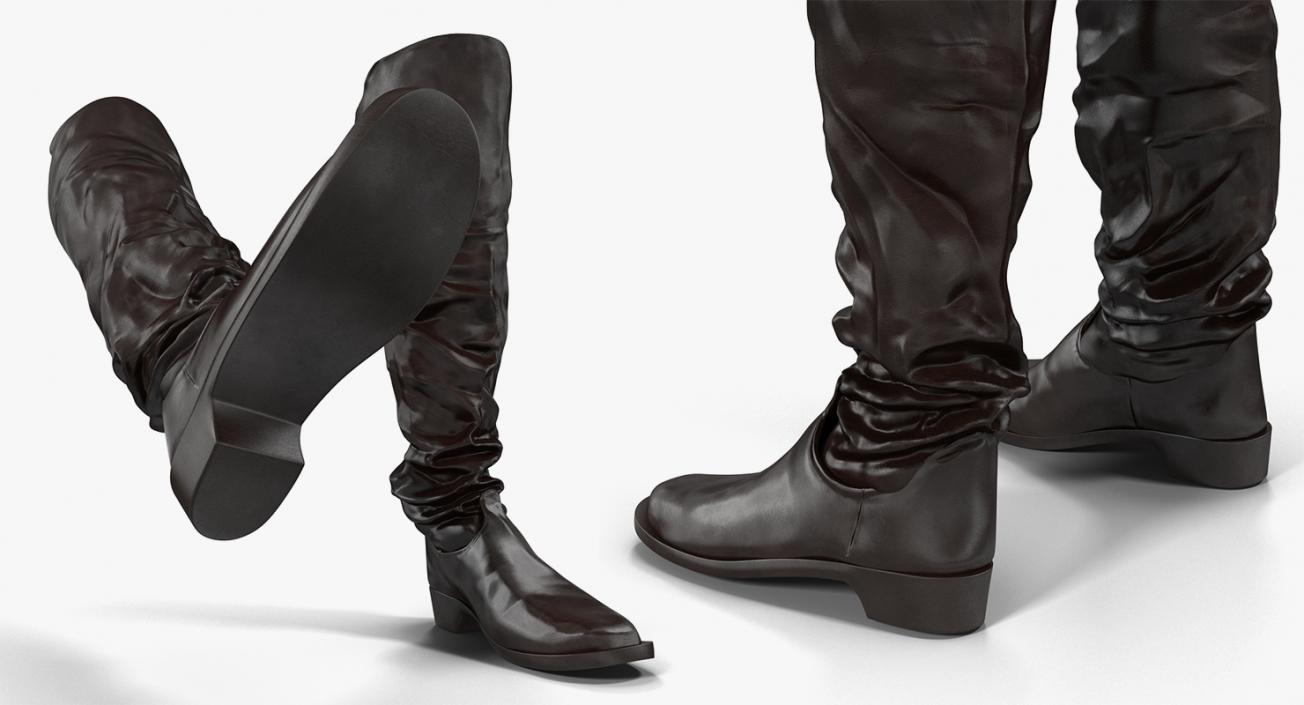 3D High Boots Collection 4 model