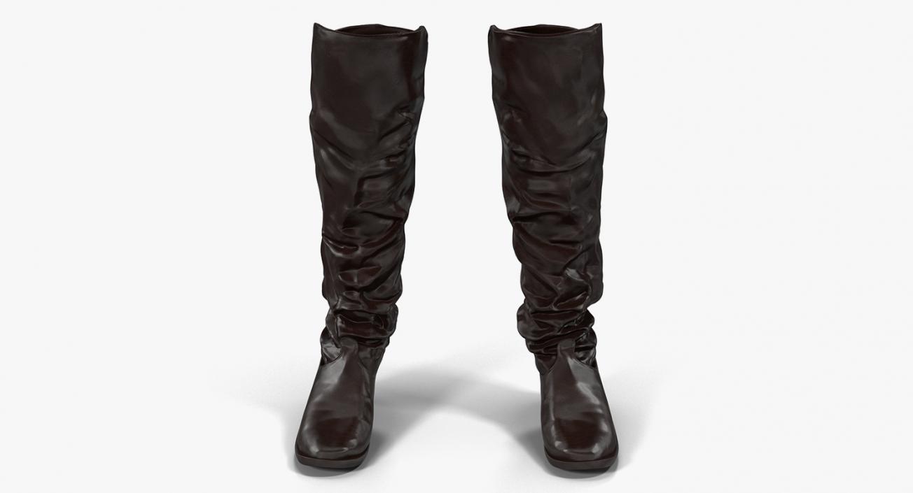 3D High Boots Collection 4 model