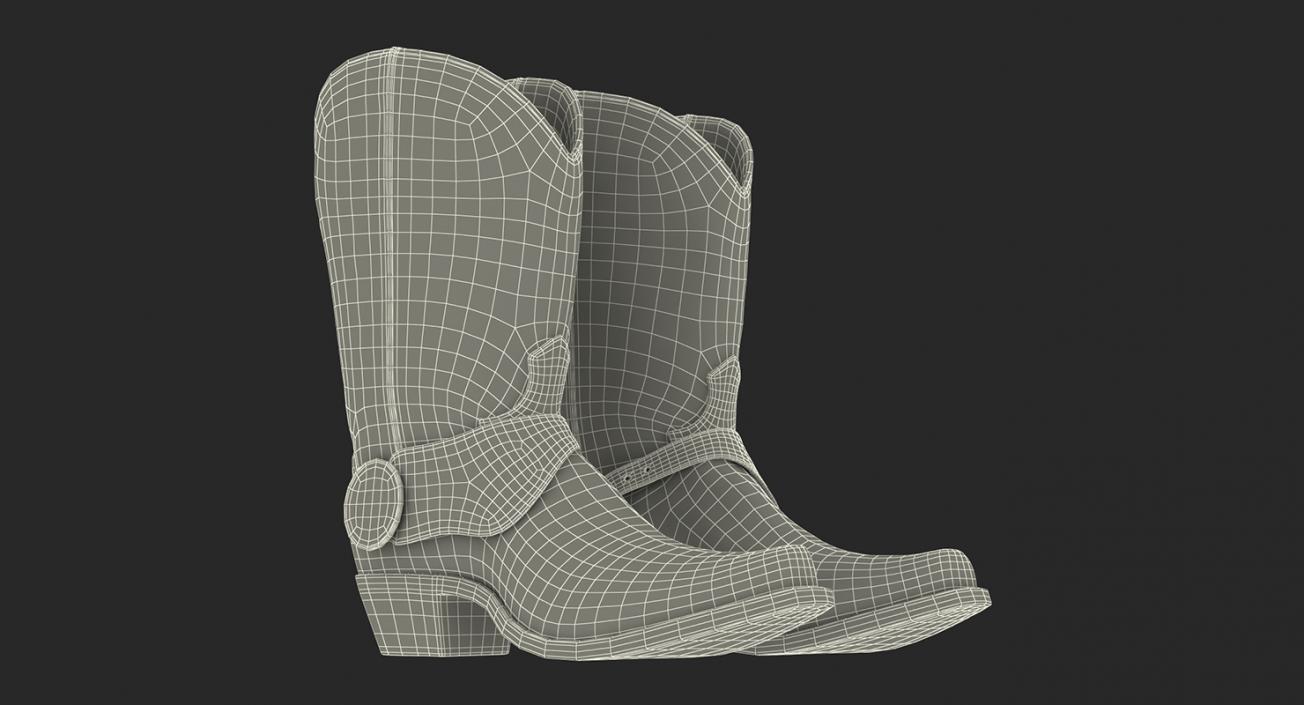 3D High Boots Collection 4 model