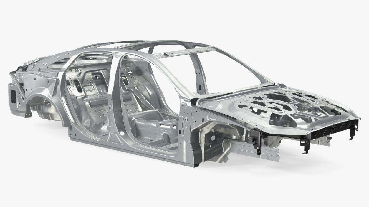 Car Body on Frame 3D