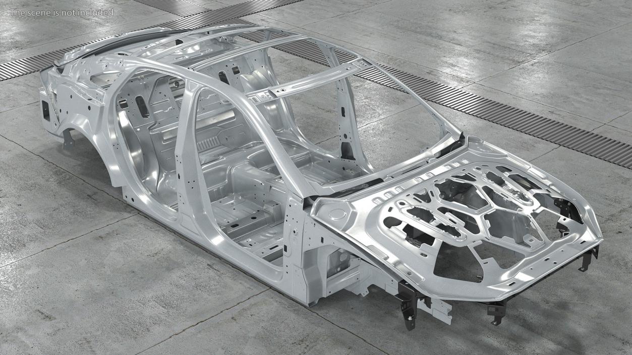 Car Body on Frame 3D