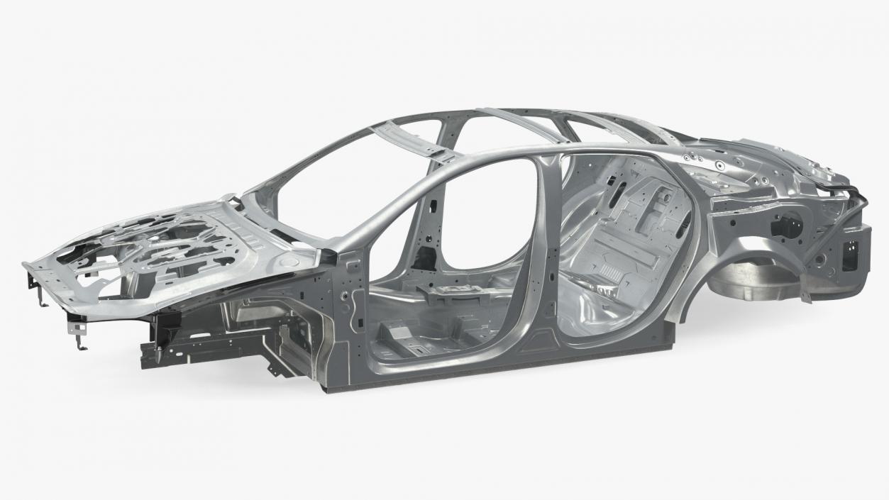 Car Body on Frame 3D