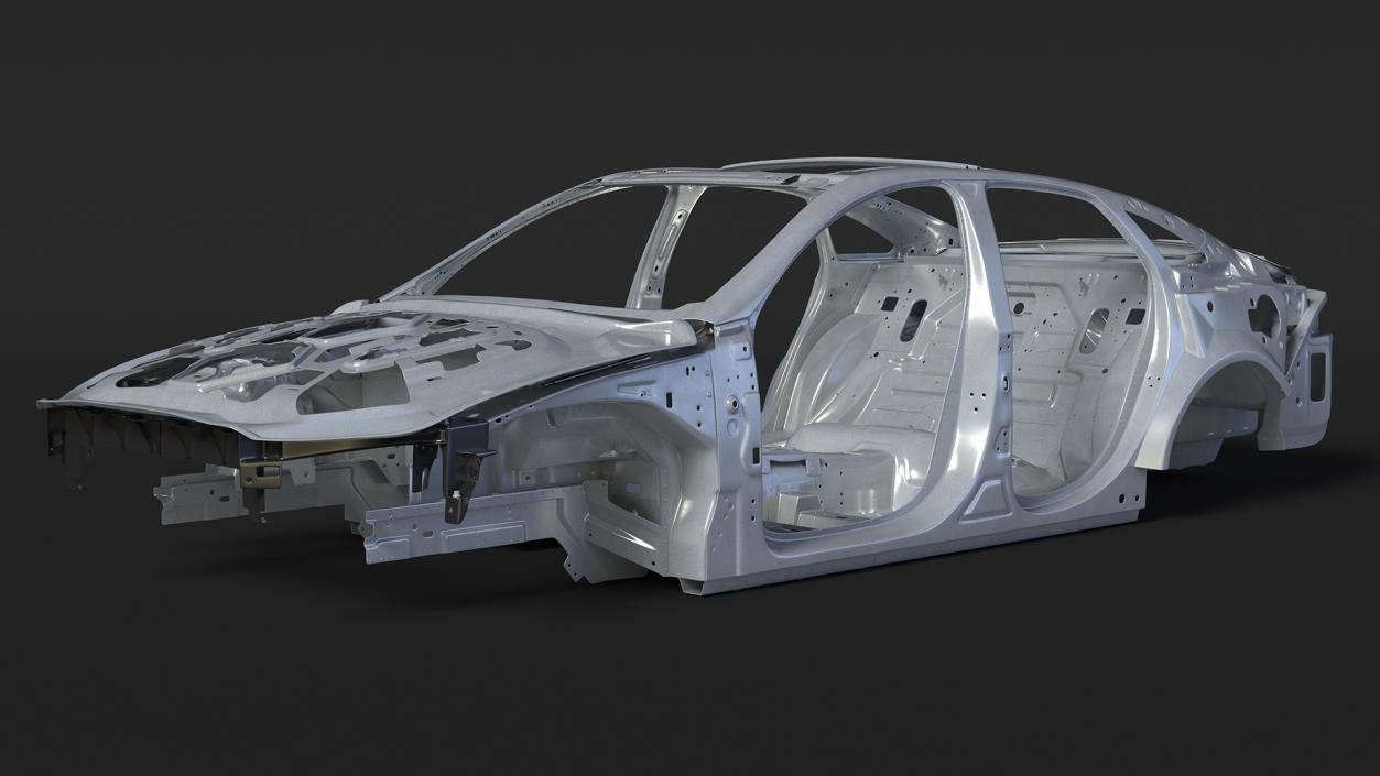 Car Body on Frame 3D