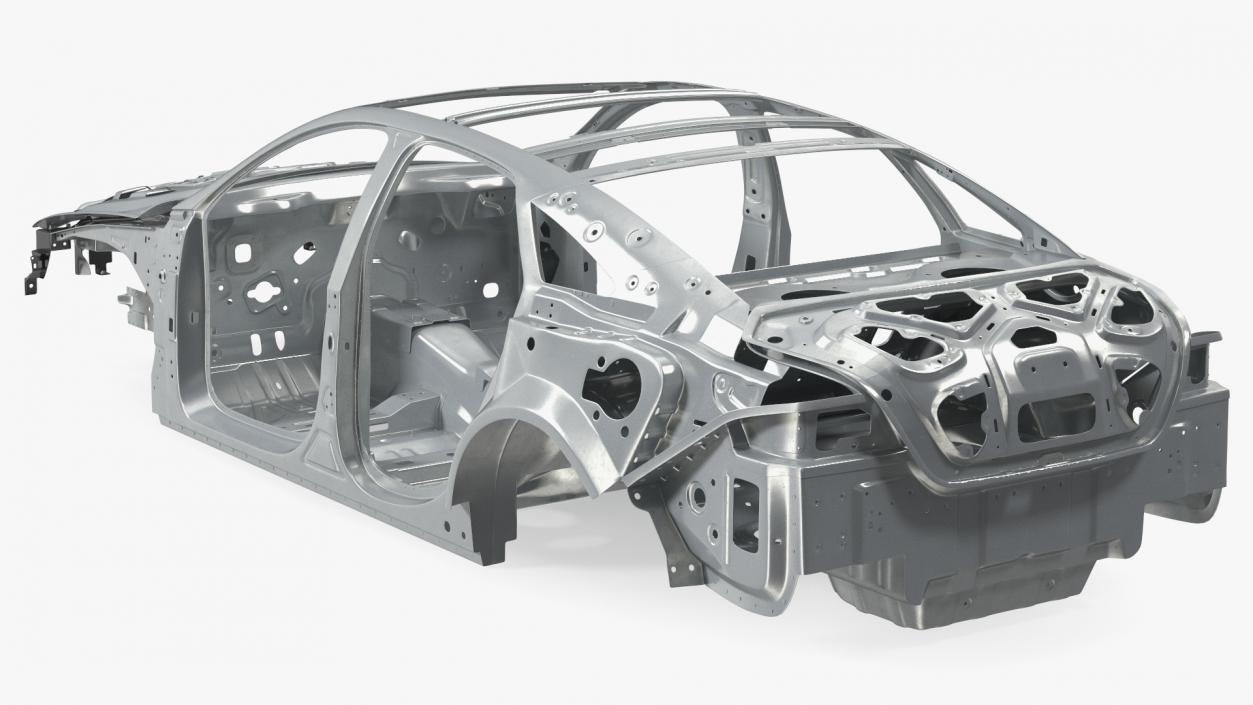 Car Body on Frame 3D