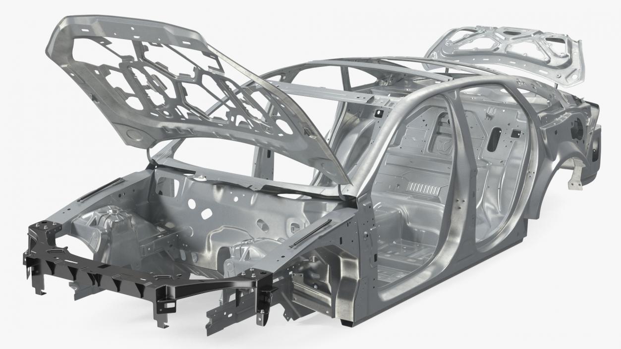 Car Body on Frame 3D