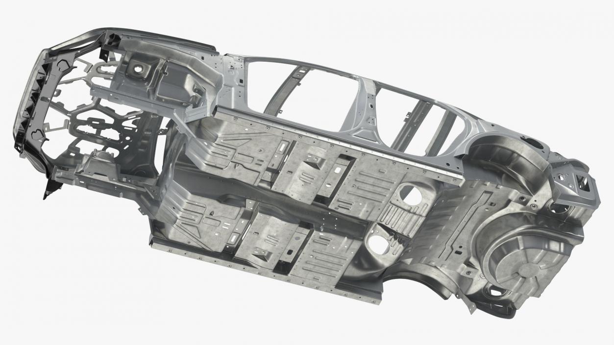 Car Body on Frame 3D