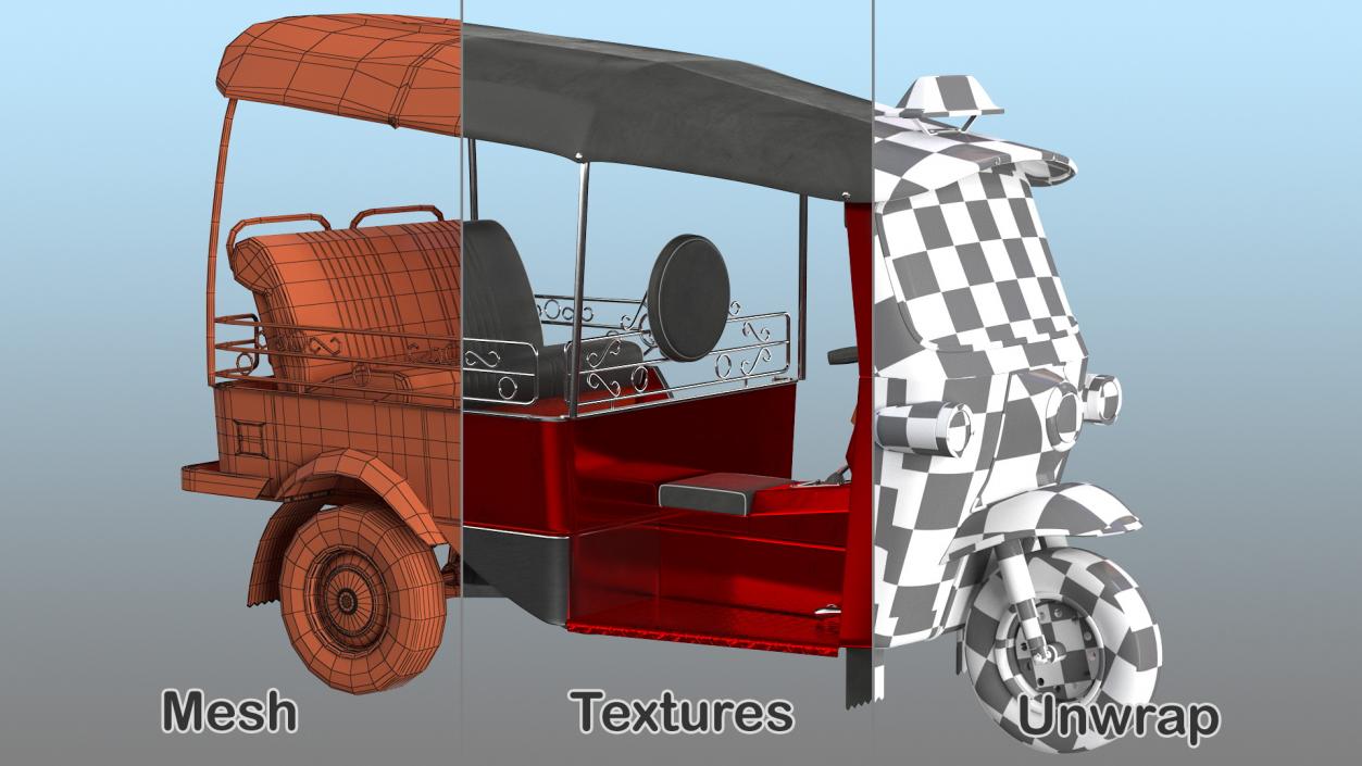 3D Auto Rickshaw model