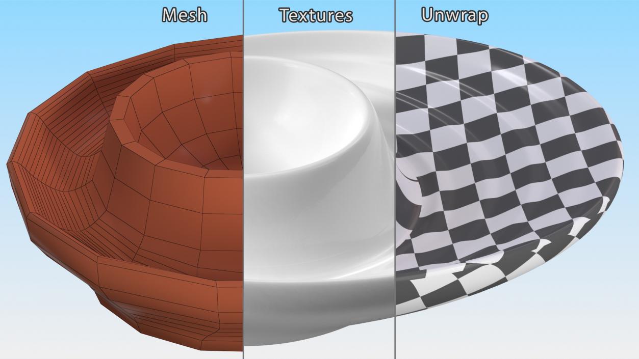 Flat Egg Cup 3D