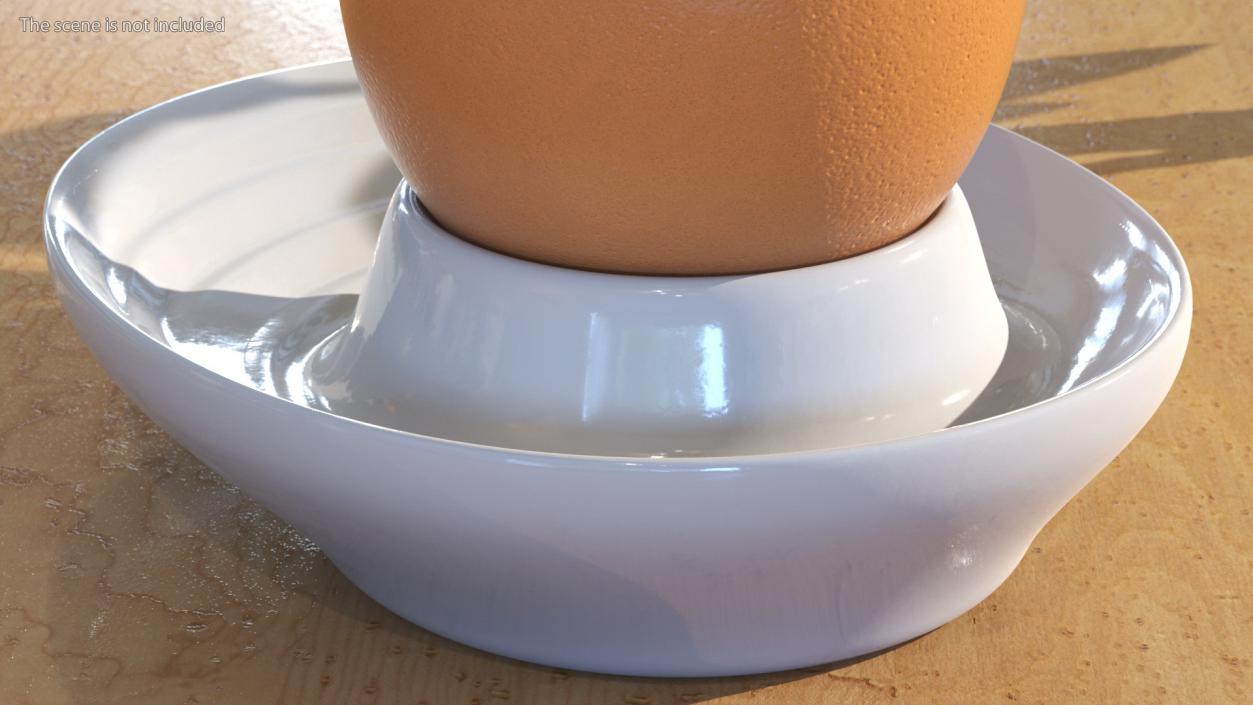 Flat Egg Cup 3D