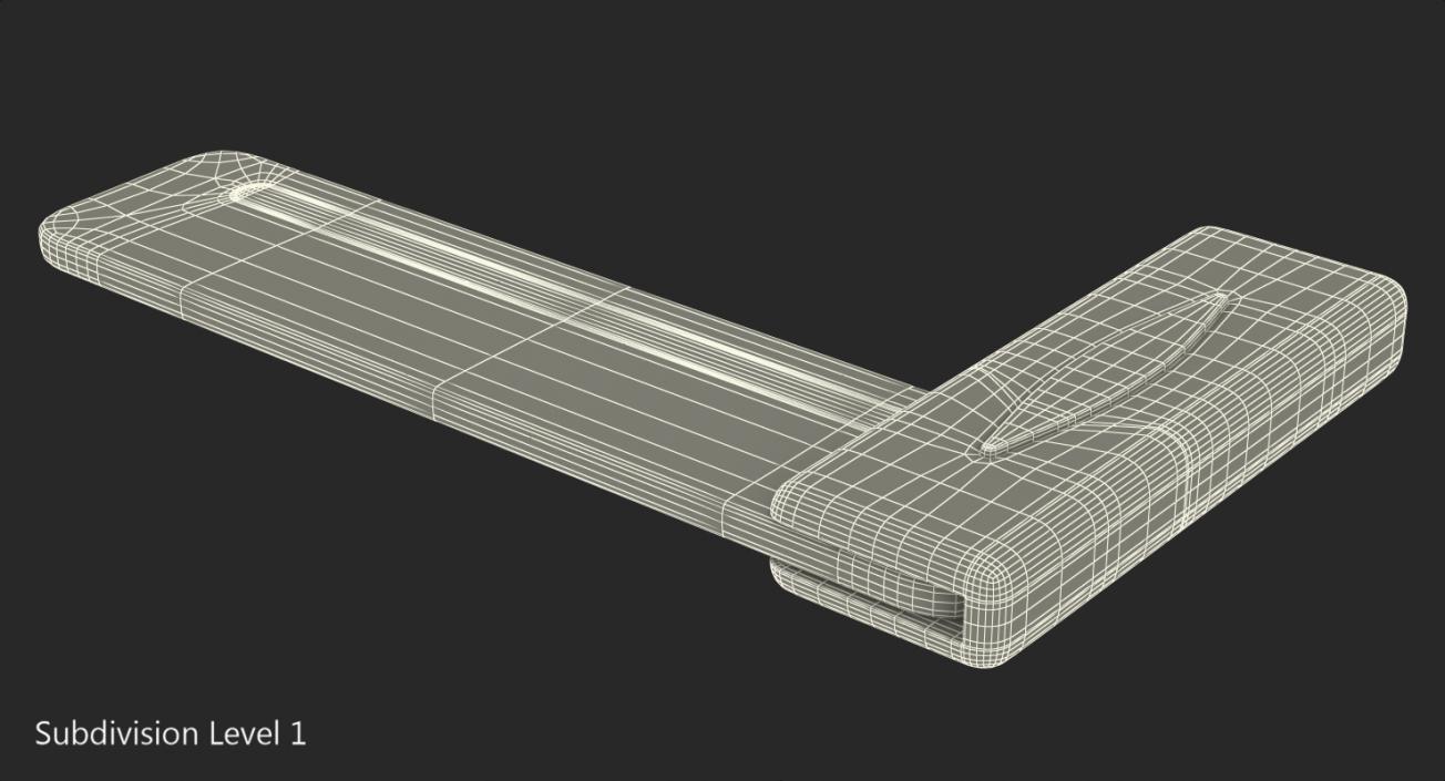 Toy Ruler 3D model