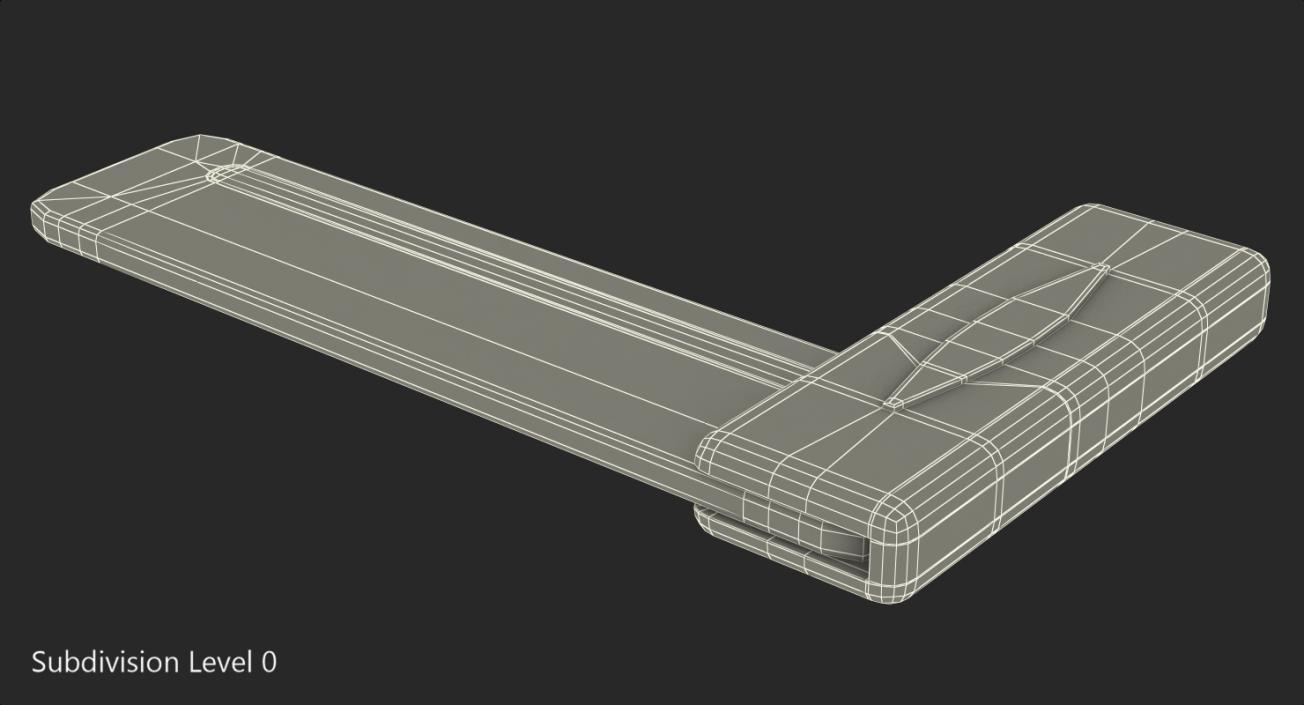 Toy Ruler 3D model