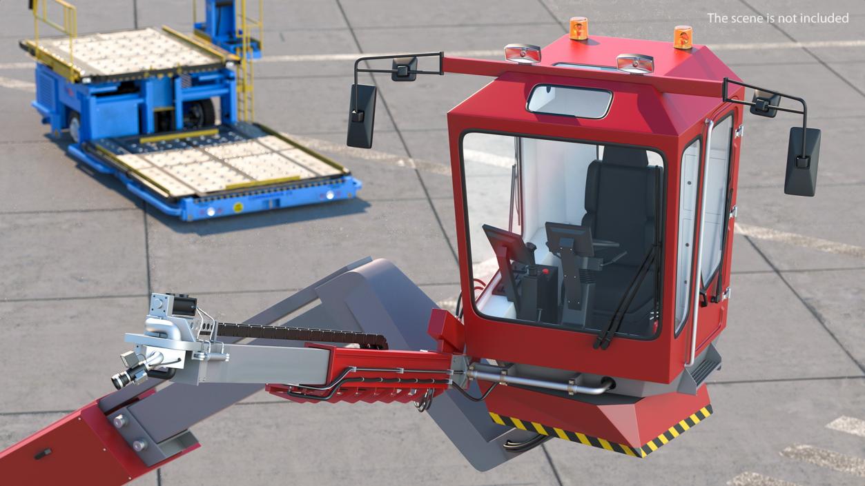 Deicing Vehicle Working Position 3D