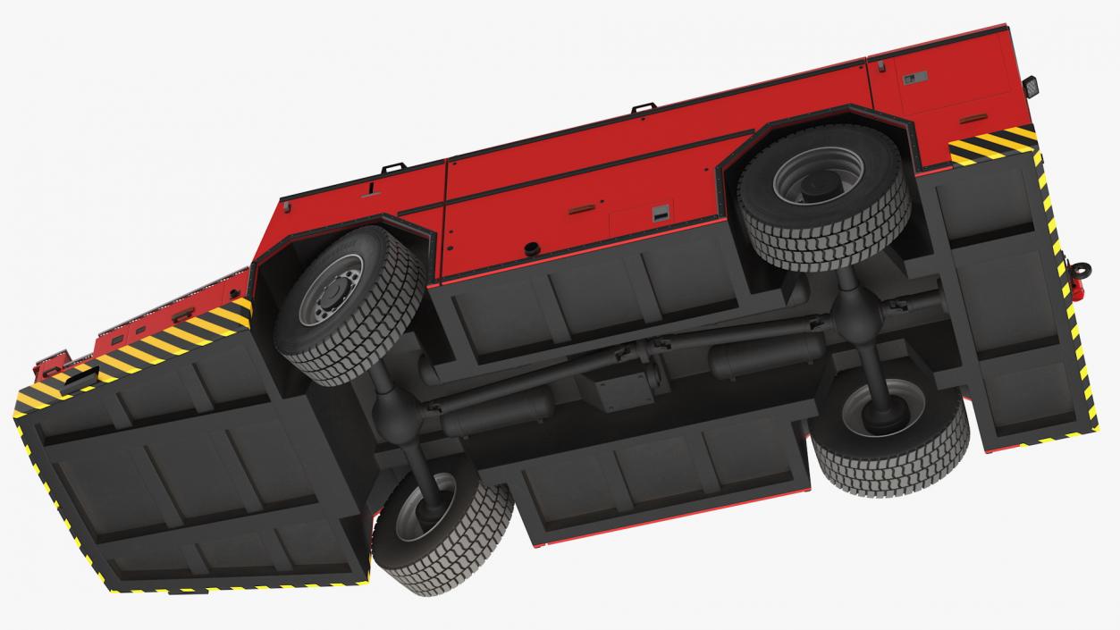 Deicing Vehicle Working Position 3D