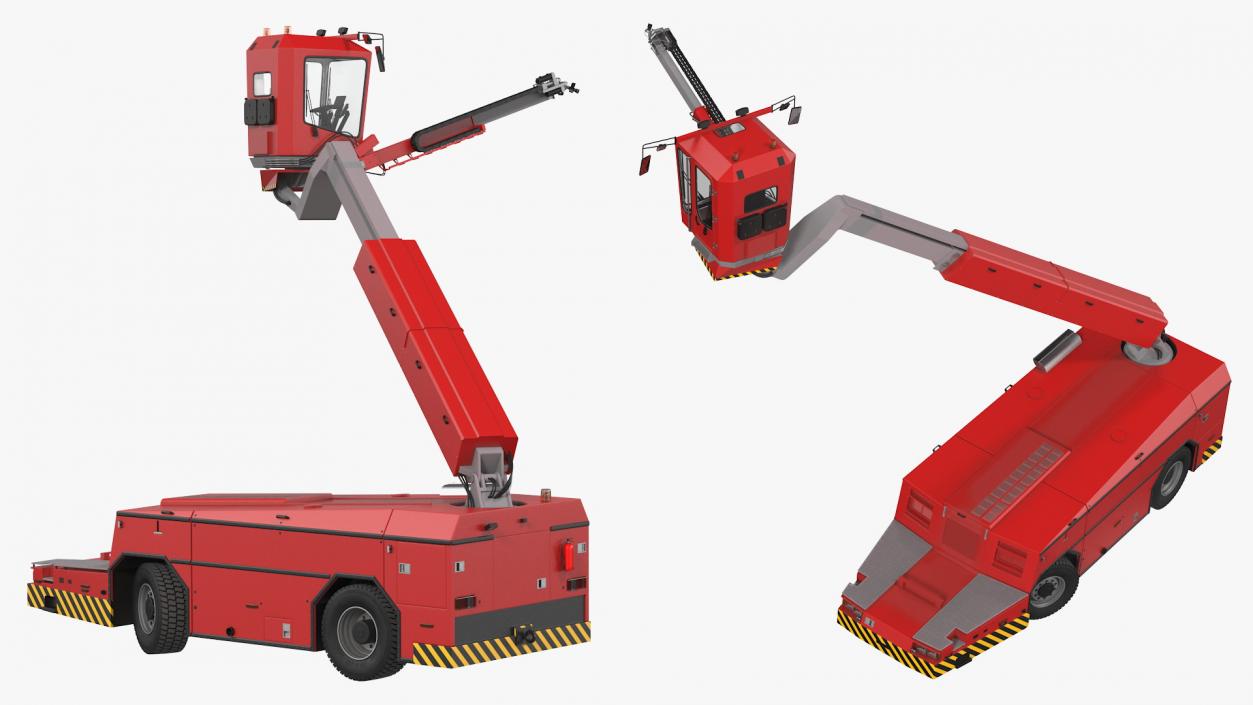 Deicing Vehicle Working Position 3D