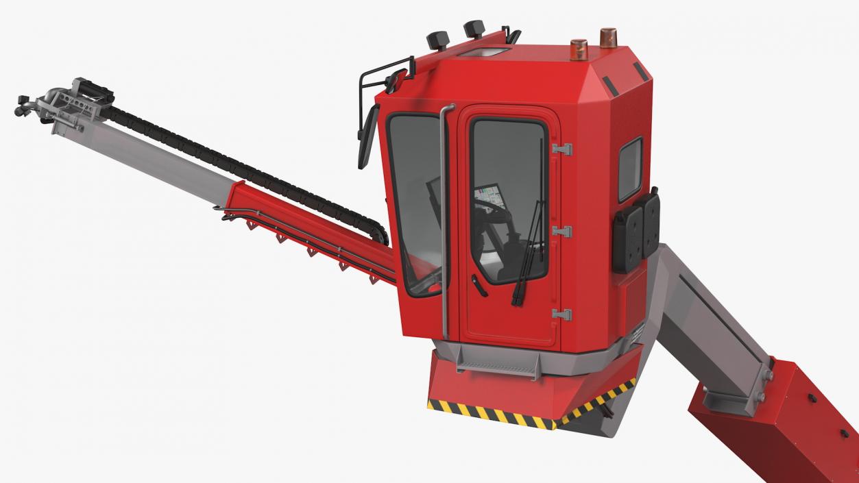 Deicing Vehicle Working Position 3D