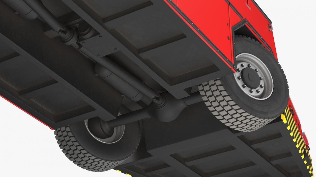 Deicing Vehicle Working Position 3D