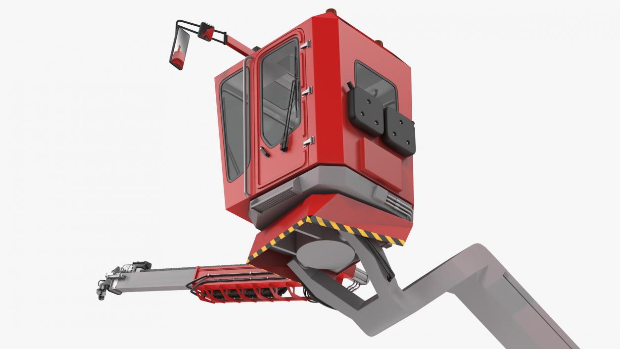 Deicing Vehicle Working Position 3D