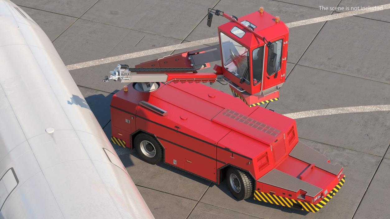 Deicing Vehicle Working Position 3D