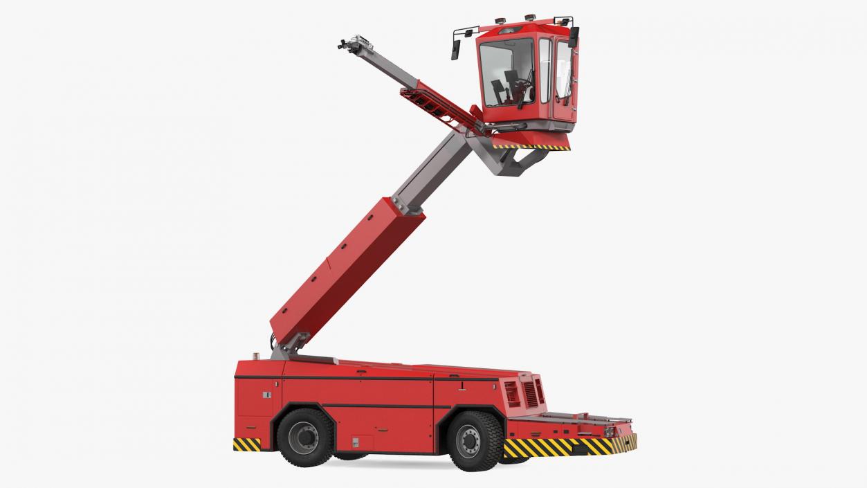 Deicing Vehicle Working Position 3D