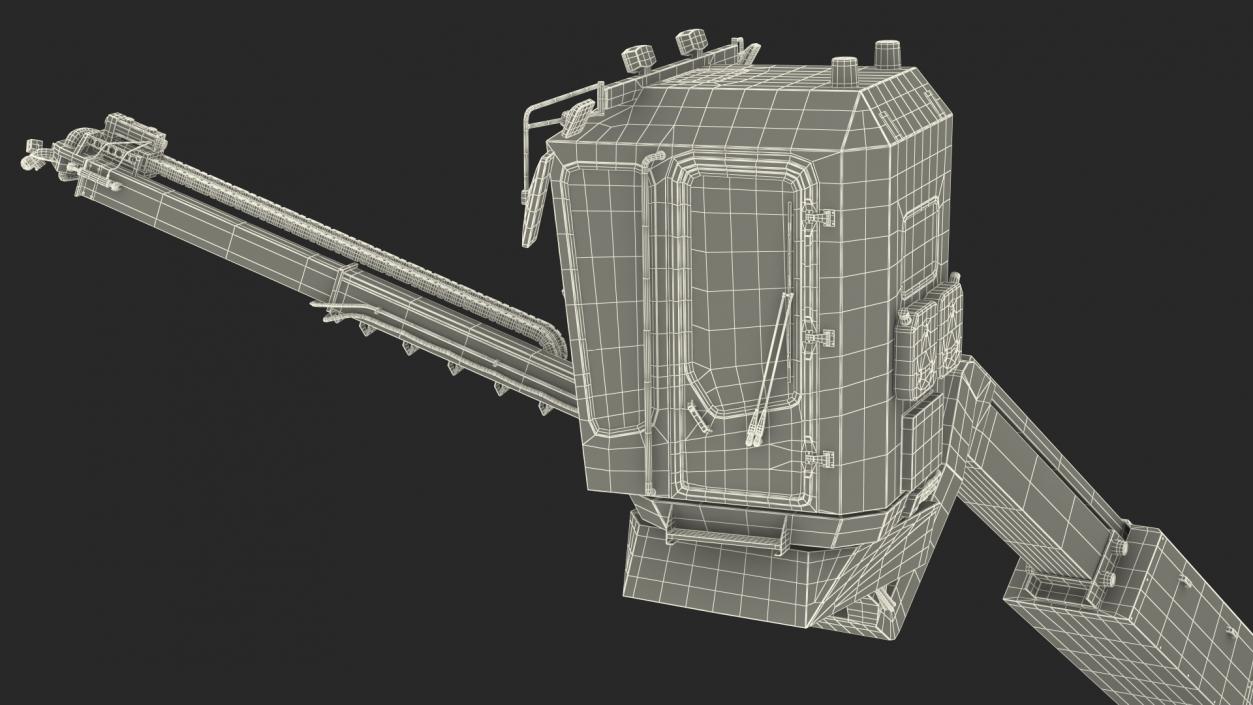 Deicing Vehicle Working Position 3D