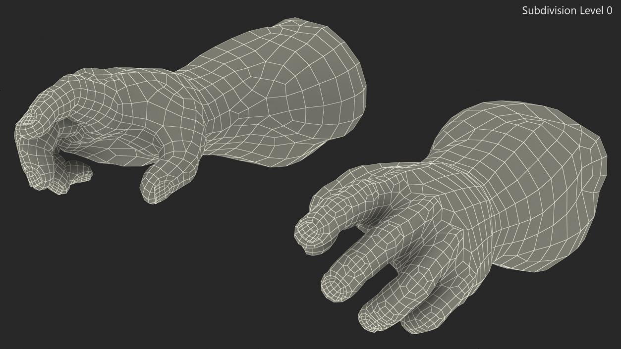 3D model Hulk Hands Idle