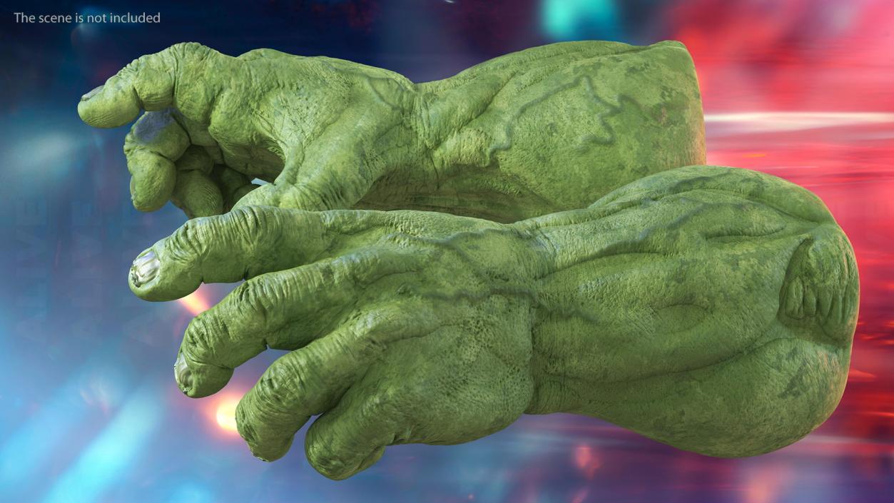 3D model Hulk Hands Idle