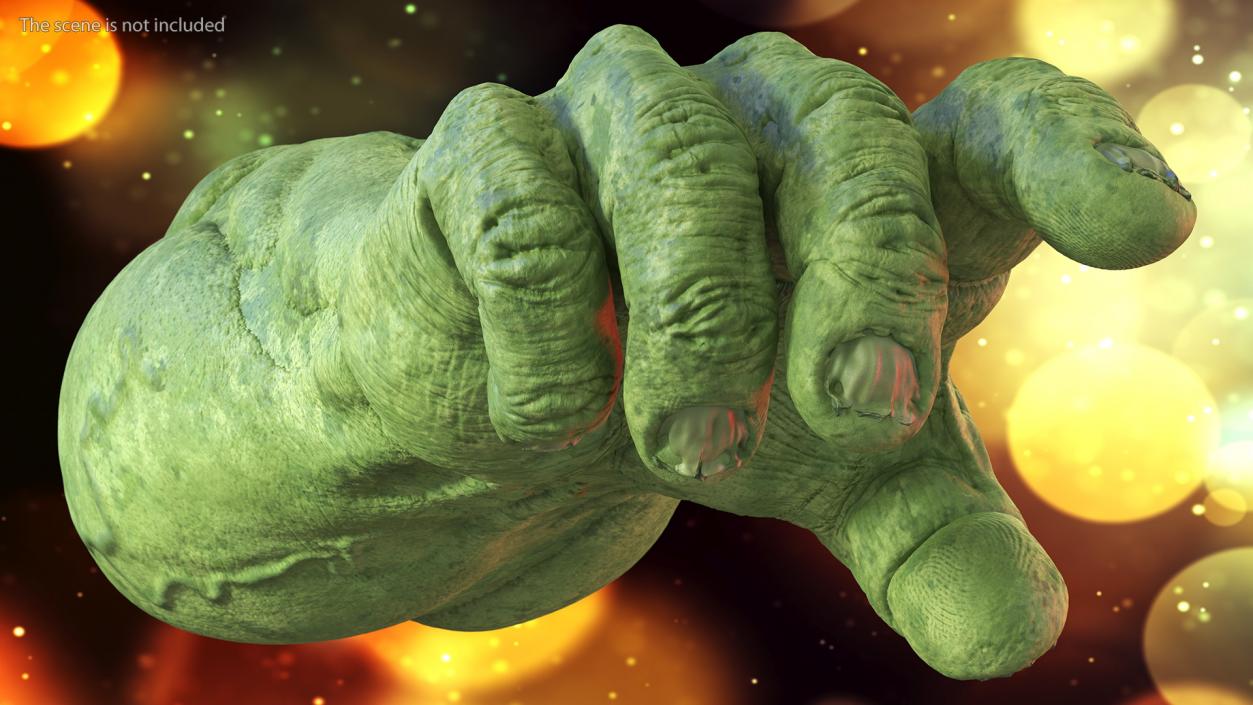 3D model Hulk Hands Idle