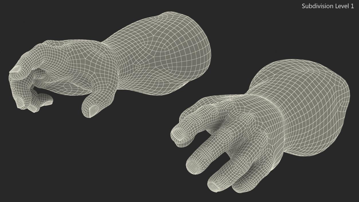 3D model Hulk Hands Idle