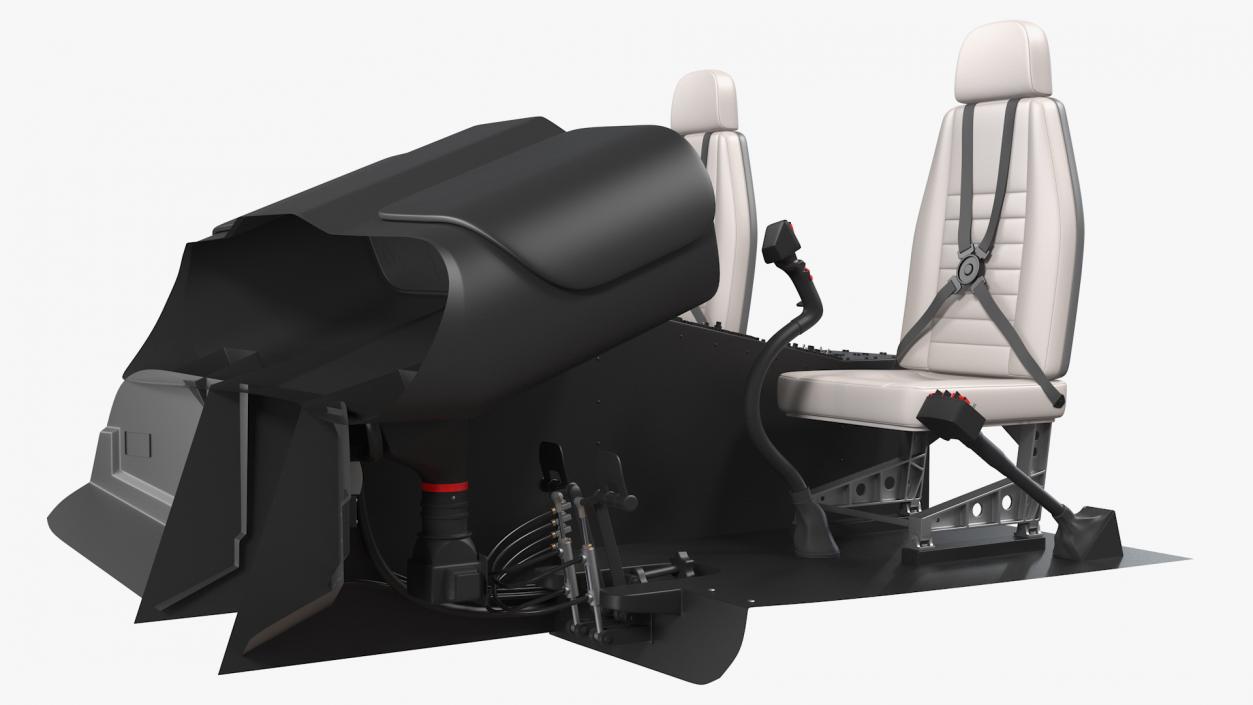 3D Cockpits Controls Collection model