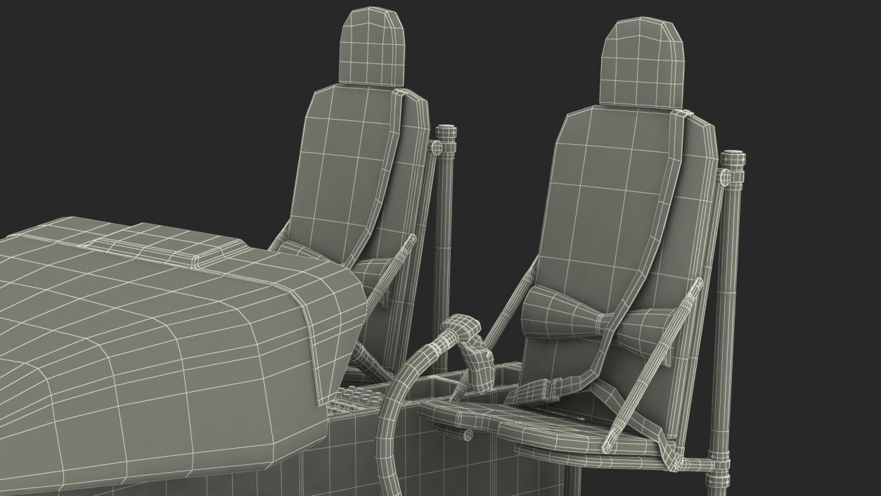 3D Cockpits Controls Collection model